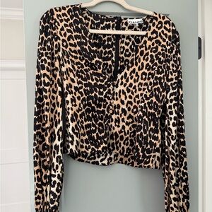 GANNI silk blouse EU 36 US 4